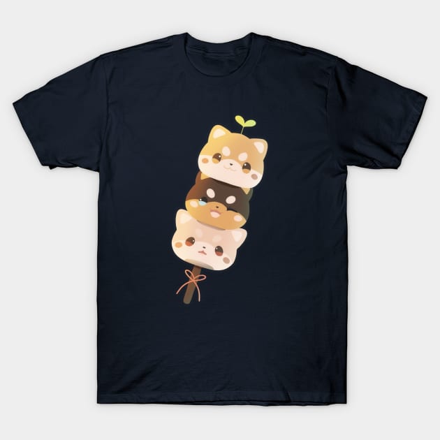 Shiba Dango T-Shirt by Cremechii